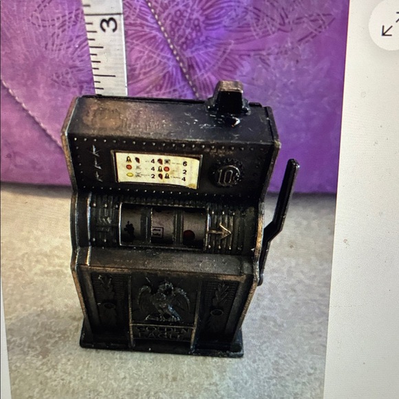 Die Cast Pencil Sharpener Miniature Metal Golden Eagle Machine Vintage - Picture 10 of 11